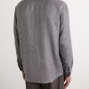 Cashmere, Linen and Silk-Blend Overshirt - BK Cashmere, Linen and Silk-Blend Overshirt - BK