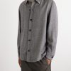Cashmere, Linen and Silk-Blend Overshirt - FR Cashmere, Linen and Silk-Blend Overshirt - FR