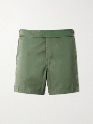 Rio Straight-Leg Mid-Length Swim Shorts Rio Straight-Leg Mid-Length Swim Shorts