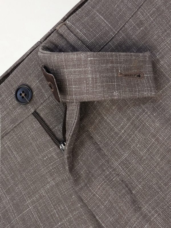 Straight-Leg Price of Wales Checked Wool, Silk and Linen-Blend Suit Trousers - E1 Straight-Leg Price of Wales Checked Wool, Silk and Linen-Blend Suit Trousers - E1