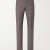 Straight-Leg Price of Wales Checked Wool, Silk and Linen-Blend Suit Trousers Straight-Leg Price of Wales Checked Wool, Silk and Linen-Blend Suit Trousers
