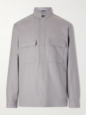 Linen-Gabardine Overshirt Linen-Gabardine Overshirt