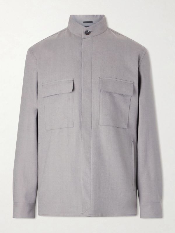 Linen-Gabardine Overshirt Linen-Gabardine Overshirt