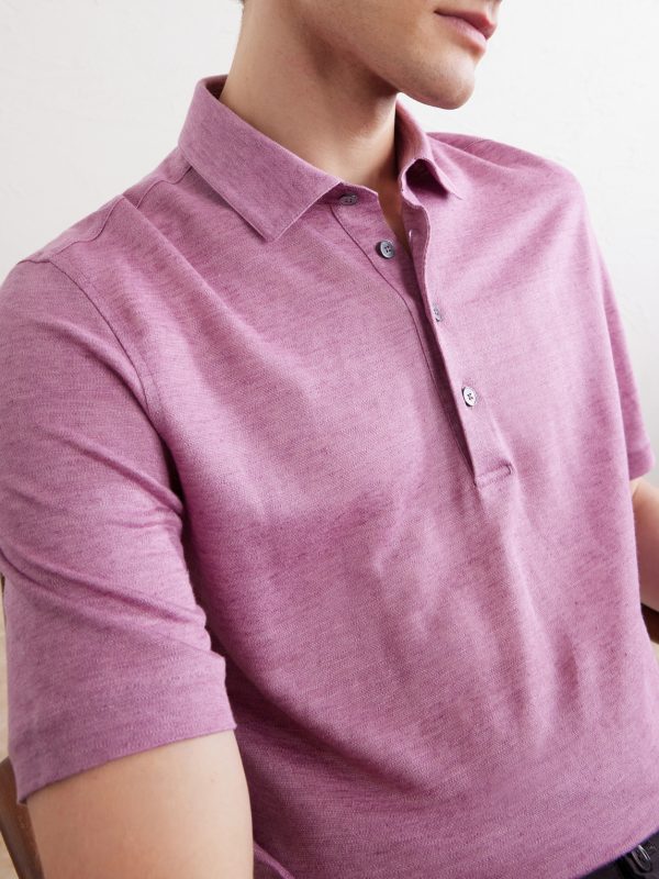 Oasi Linen Polo Shirt - CU