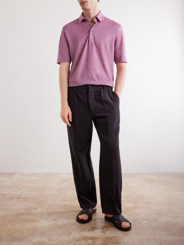 Oasi Linen Polo Shirt - OU