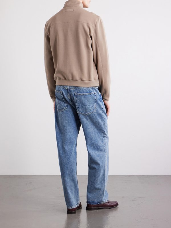 Honeycomb-Knit Cotton, Wool and Silk-Blend Zip-Up Sweater - BK Honeycomb-Knit Cotton, Wool and Silk-Blend Zip-Up Sweater - BK