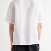 Convertible-Collar Linen Shirt - BK