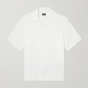 Convertible-Collar Linen Shirt