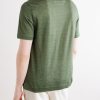 Oasi Knitted Linen T-Shirt - BK Oasi Knitted Linen T-Shirt - BK