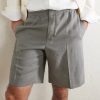 Oasi Straight-Leg Linen Shorts - CU Oasi Straight-Leg Linen Shorts - CU