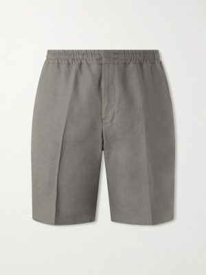 Oasi Straight-Leg Linen Shorts Oasi Straight-Leg Linen Shorts