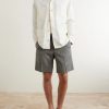 Oasi Straight-Leg Linen Shorts - OU Oasi Straight-Leg Linen Shorts - OU