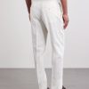 Straight-Leg Linen-Twill Trousers - BK