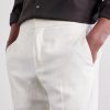 Straight-Leg Linen-Twill Trousers - CU
