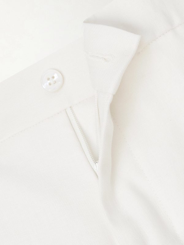 Straight-Leg Linen-Twill Trousers - E1