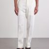 Straight-Leg Linen-Twill Trousers - FR