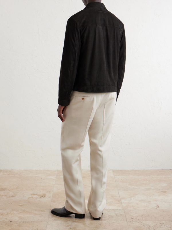 Suede Blouson Jacket - BK Suede Blouson Jacket - BK