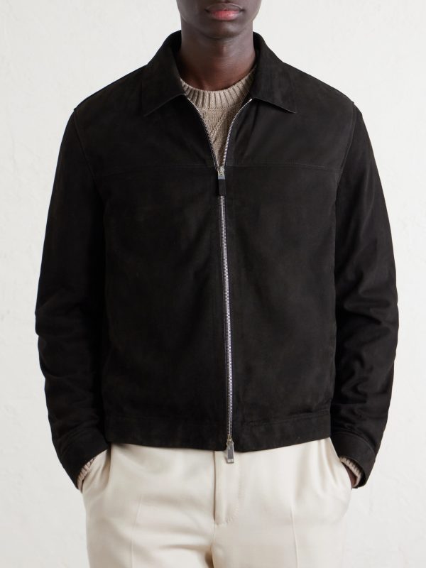 Suede Blouson Jacket - FR Suede Blouson Jacket - FR