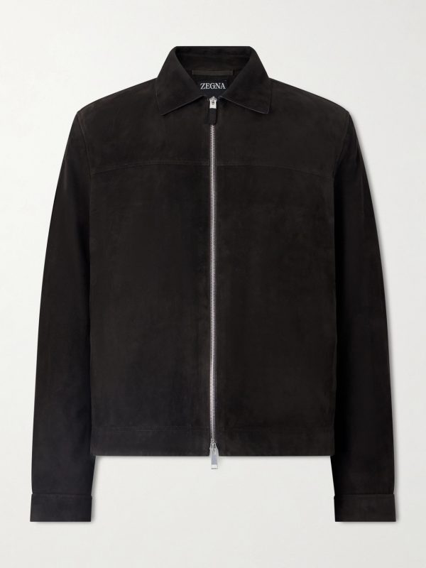 Suede Blouson Jacket Suede Blouson Jacket
