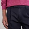 Straight-Leg Pleated Cotton and Linen-Blend Trousers - CU