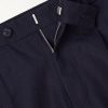 Straight-Leg Pleated Cotton and Linen-Blend Trousers - E1