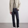Straight-Leg Linen and Cotton-Blend Jeans - OU Straight-Leg Linen and Cotton-Blend Jeans - OU