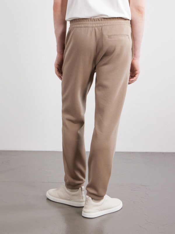 Straight-Leg Honeycomb-Knit Cotton, Wool and Silk-Blend Sweatpants - BK