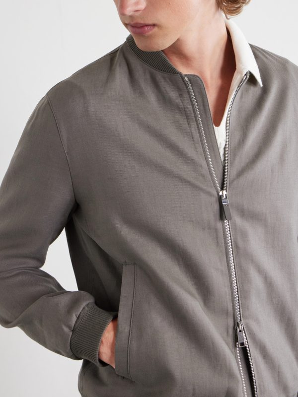 Oasi Linen Bomber Jacket - CU