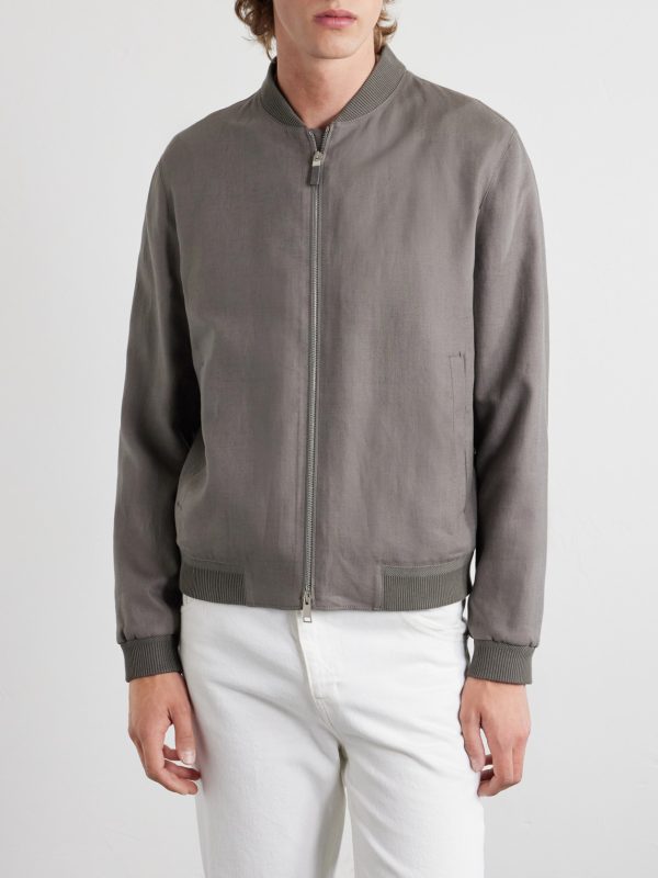 Oasi Linen Bomber Jacket - FR