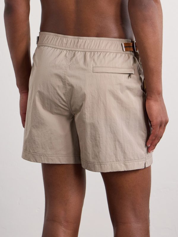 Rio Straight-Leg Mid-Length Swim Shorts - BK Rio Straight-Leg Mid-Length Swim Shorts - BK