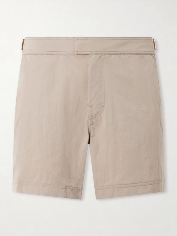Rio Straight-Leg Mid-Length Swim Shorts Rio Straight-Leg Mid-Length Swim Shorts