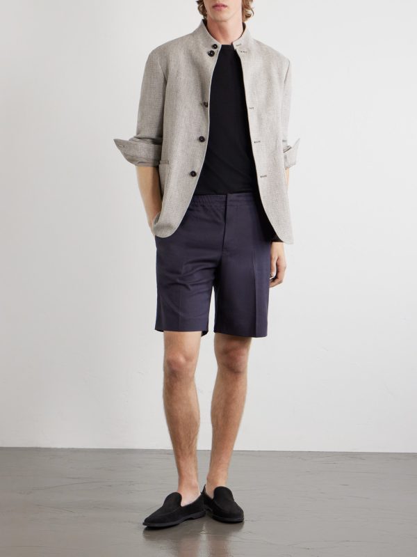 Oasi Straight-Leg Linen Shorts - OU