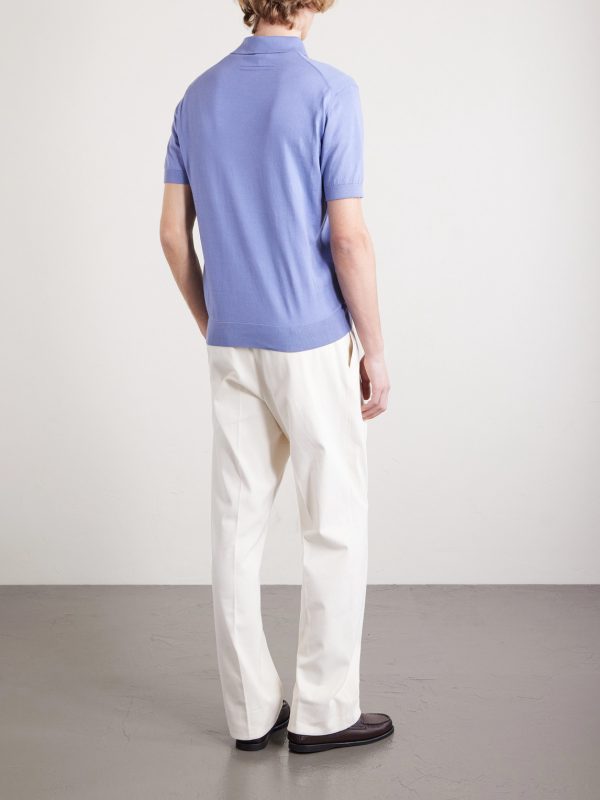 Slim-Fit Cotton Polo Shirt - BK