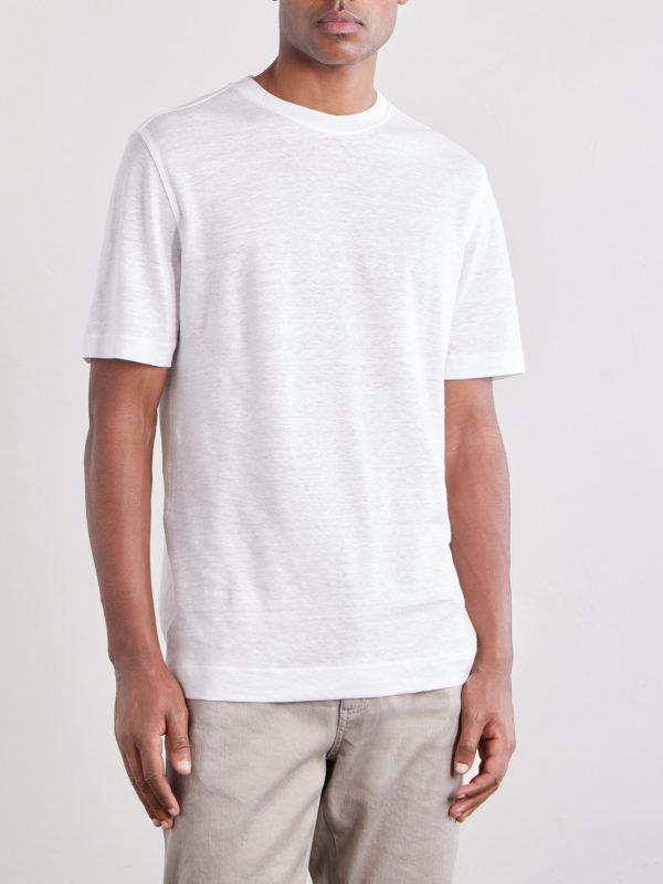 Oasi Knitted Linen T-Shirt - FR Oasi Knitted Linen T-Shirt - FR