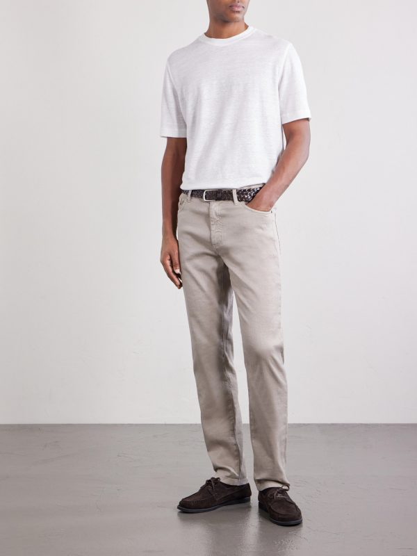 Oasi Knitted Linen T-Shirt - OU Oasi Knitted Linen T-Shirt - OU