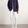 Straight-Leg Linen and Cotton-Blend Trousers - OU