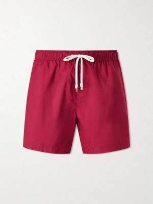 Straight-Leg Mid-Length Swim Shorts