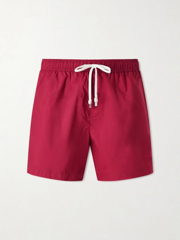 Straight-Leg Mid-Length Swim Shorts Straight-Leg Mid-Length Swim Shorts