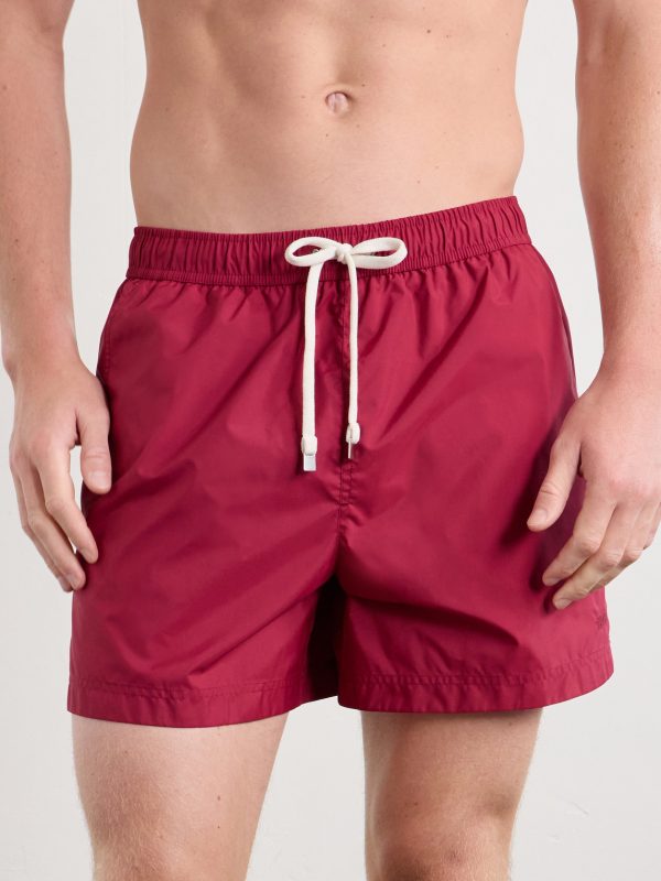 Straight-Leg Mid-Length Swim Shorts - OU Straight-Leg Mid-Length Swim Shorts - OU