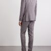 Prince of Wales Checked Wool, Silk and Linen-Blend Suit Jacket - BK Prince of Wales Checked Wool, Silk and Linen-Blend Suit Jacket - BK