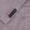 Prince of Wales Checked Wool, Silk and Linen-Blend Suit Jacket - E1 Prince of Wales Checked Wool, Silk and Linen-Blend Suit Jacket - E1