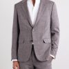Prince of Wales Checked Wool, Silk and Linen-Blend Suit Jacket - FR Prince of Wales Checked Wool, Silk and Linen-Blend Suit Jacket - FR