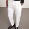 Pleated Cotton and Linen-Blend Trousers - CU Pleated Cotton and Linen-Blend Trousers - CU