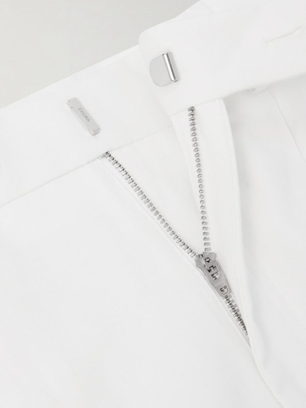 Pleated Cotton and Linen-Blend Trousers - E1 Pleated Cotton and Linen-Blend Trousers - E1