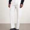 Pleated Cotton and Linen-Blend Trousers - FR Pleated Cotton and Linen-Blend Trousers - FR