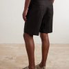 Oasi Straight-Leg Linen Shorts - BK Oasi Straight-Leg Linen Shorts - BK