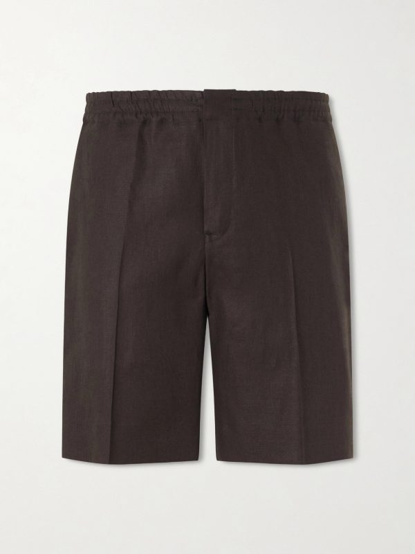 Oasi Straight-Leg Linen Shorts Oasi Straight-Leg Linen Shorts