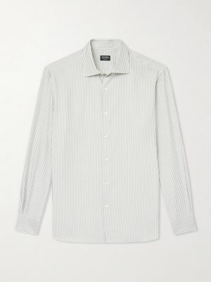 Striped Silk Shirt Striped Silk Shirt