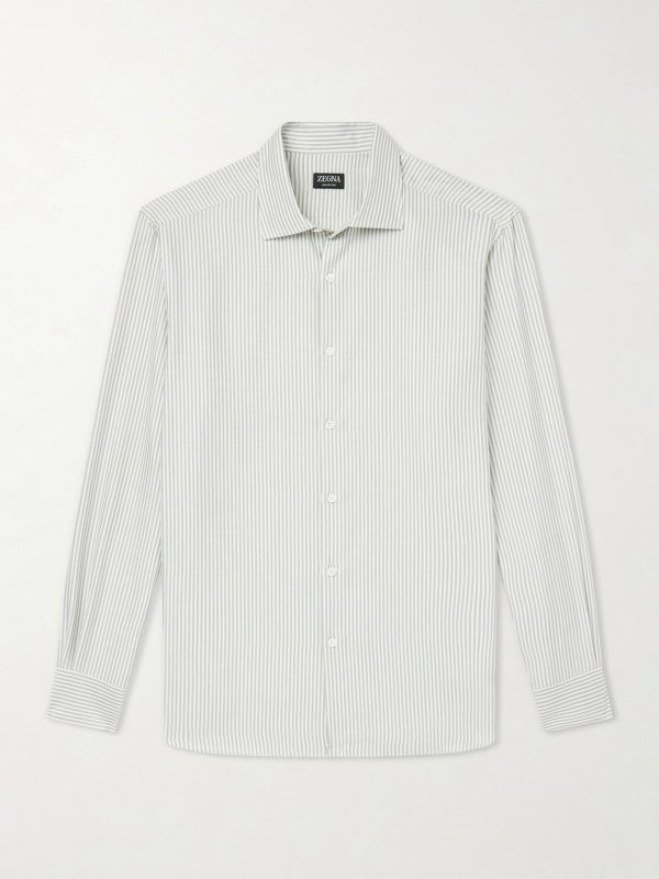 Striped Silk Shirt