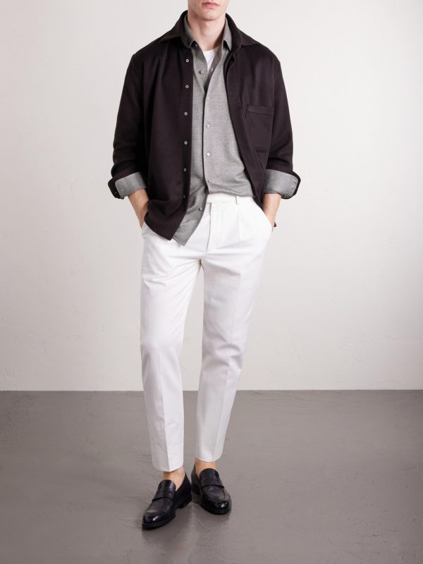 Silk, Linen and Cotton-Blend Shirt - OU